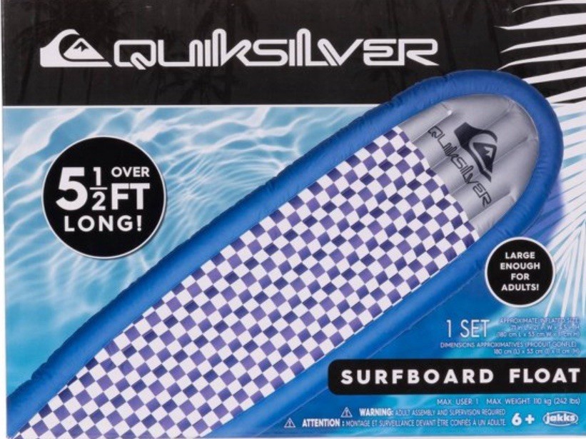 Quicksilver Checkers Surfboard Float