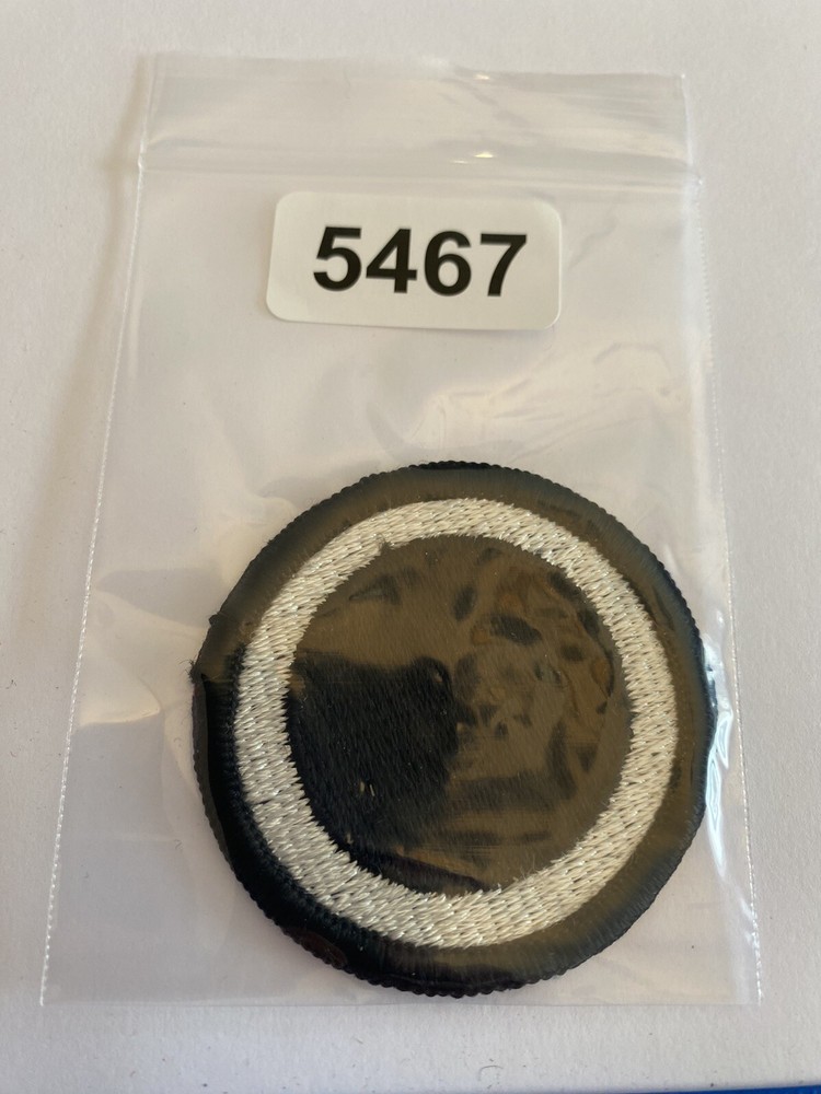 US Army 1st Corps White Black Circle INV5467