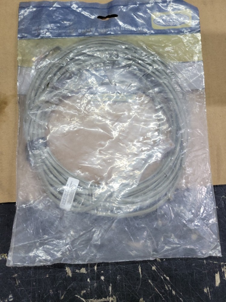 Hubbel Jumper 4-pair, 8 Position, Single End, Gray Cables