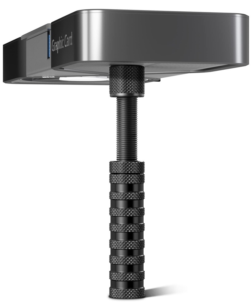 GPU Sag Support Bracket 2.75-4.52 Inch Adjustable Holder Non-Slip Black