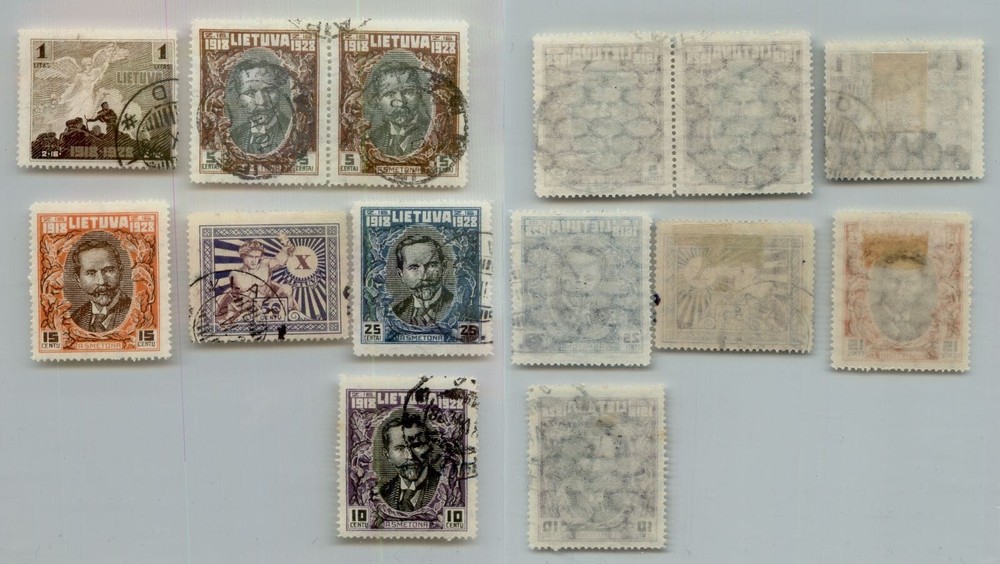 Lithuania 🇱🇹  1926 SC C40 II C46 used. rtc2337
