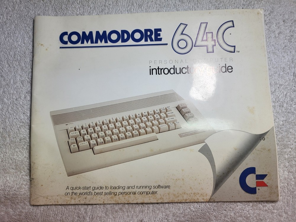 Commodore 64C Personal Computer Introductory Guide Book Manual