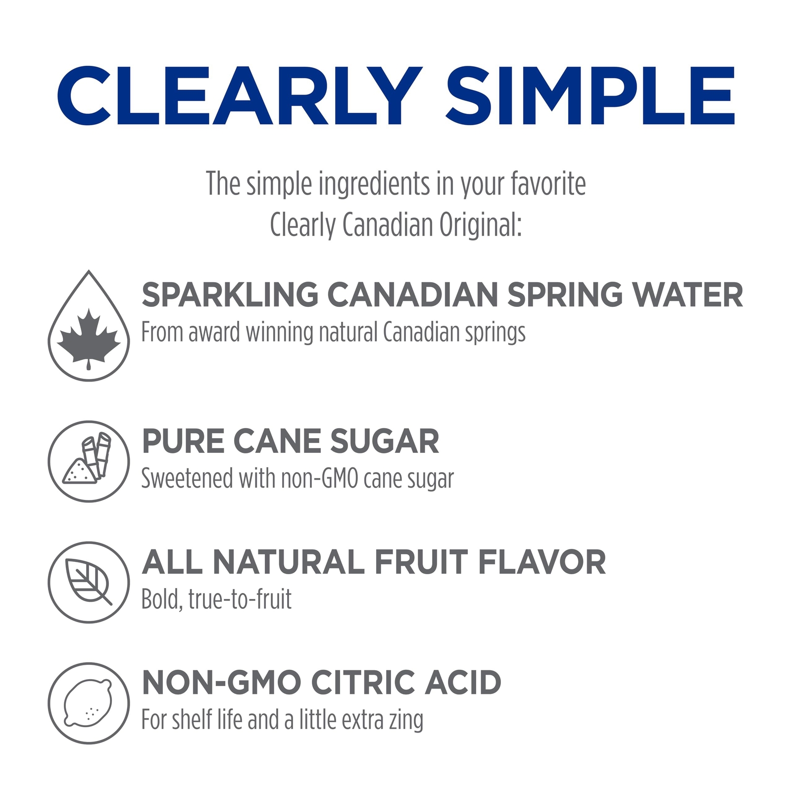 Clearly Canadian Summer Strawberry Sparkling Spring Water Beverage, Natural &...