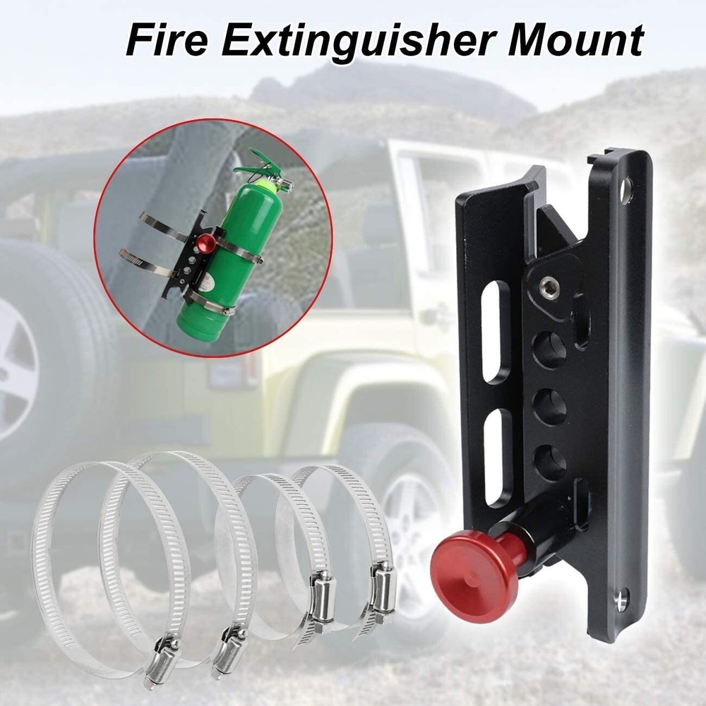 Universal Quick Release Roll Bar Fire Extinguisher Mount bracket Ranger Can ...