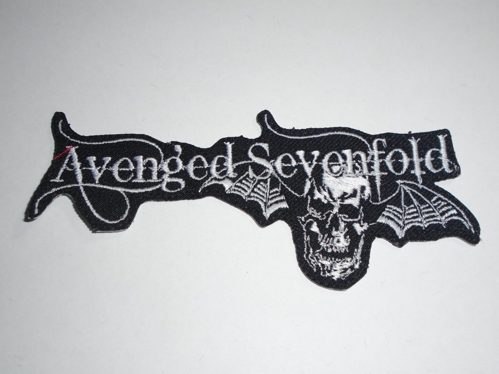 AVENGED SEVENFOLD IRON ON EMBROIDERED PATCH