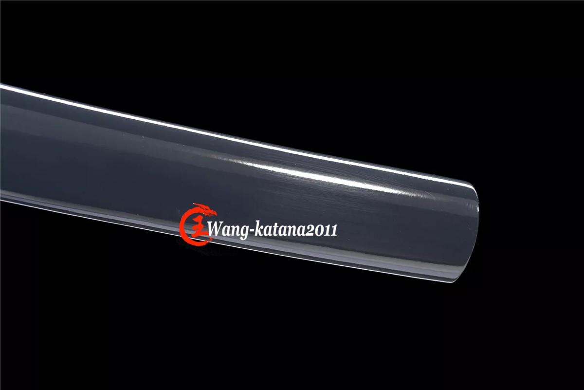 Full Tang Gray Dragon Japanese Samurai Katana Sharp Sword T10Steel Clay Tempered