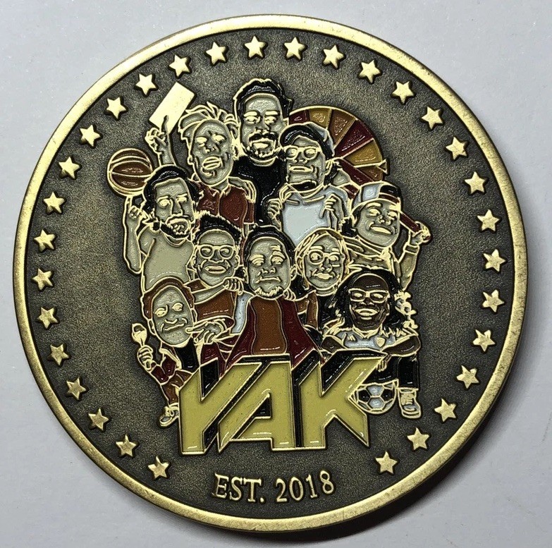 The Yak Barstool Sports Wheel Golden Kiss Coin + SERIES 1 EXPANSION PACK Big Cat