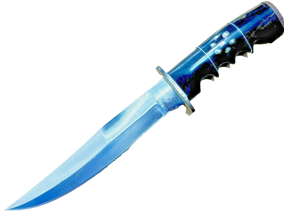 Bowie Knife with Hardshell Black Carbon Fiber Sheath Unique Collectible Knives