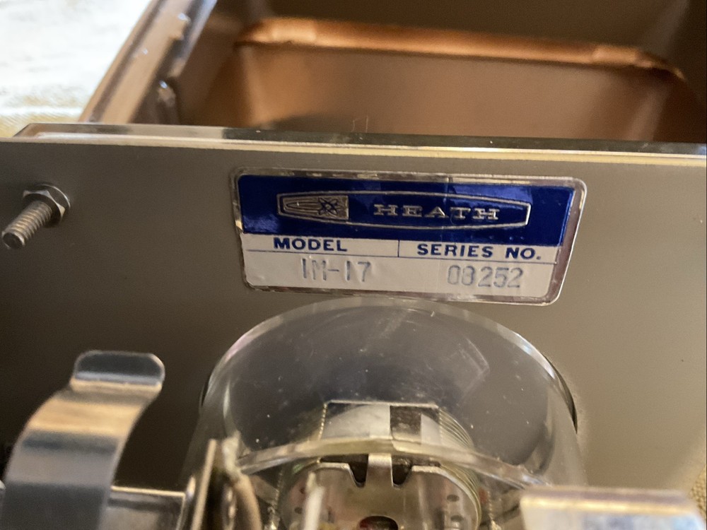 Vintage Heathkit Solid State Volt Meter IM-17 Clean UNTESTED