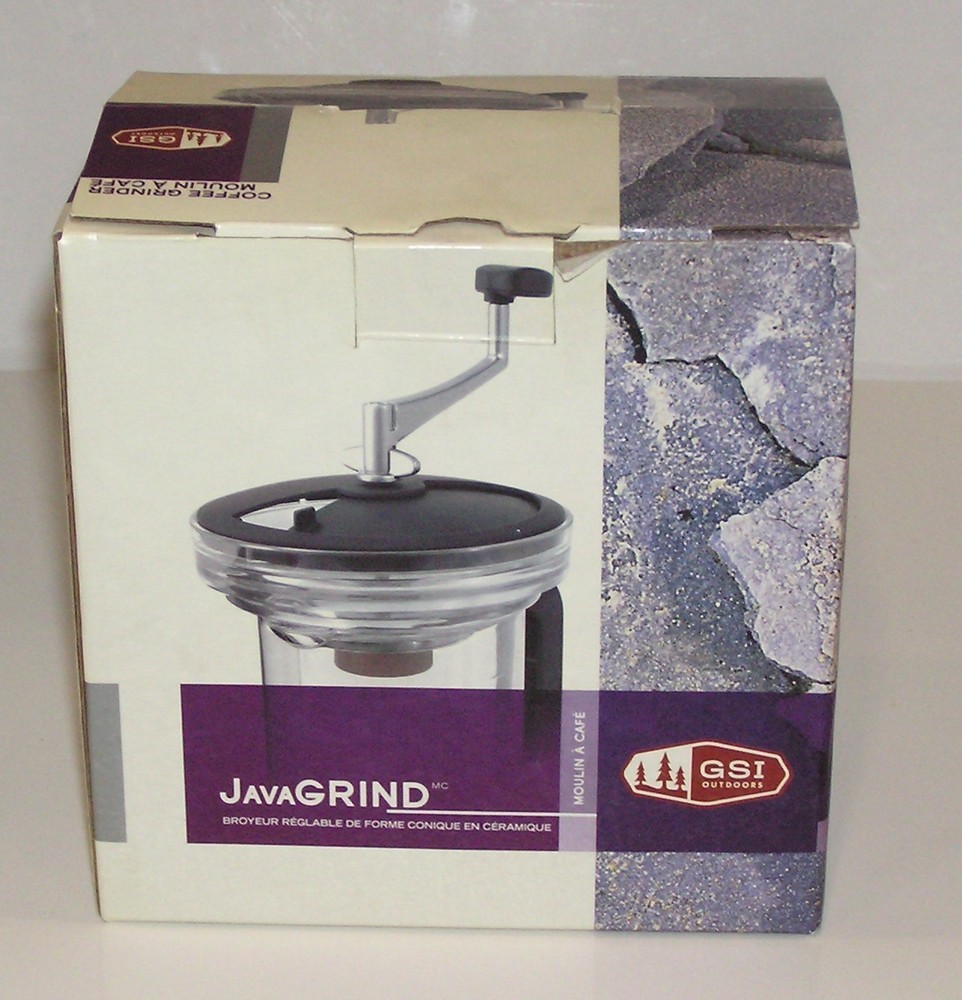 GSI Outdoors JavaGrind Adjustable Conical Burr Coffee Grinder Java Grind Camping