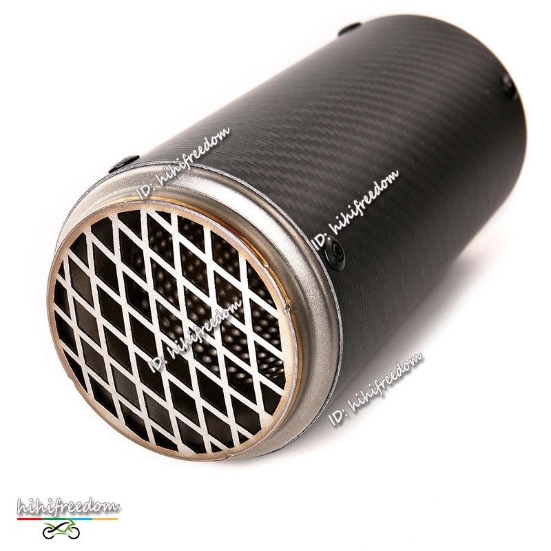 For Kawasaki Ninja ZX10R 2021-2025 Exhaust Link Pipe Slip-on 51mm Carbon Muffler