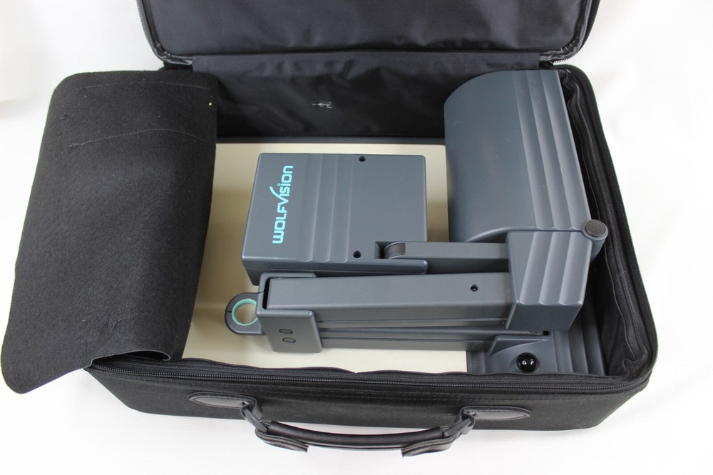 WolfVision VZ-8 Light Overhead Document Visualizer & Carrying Case No Power Cord
