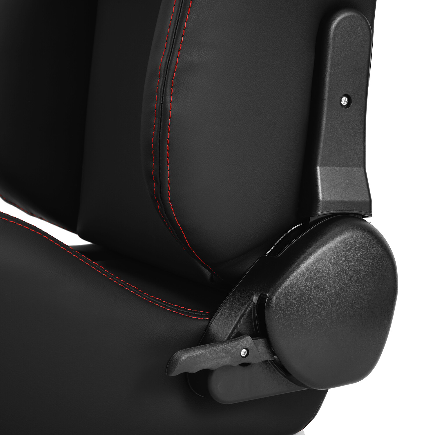 1 Pair Universal Black PVC Leather Easy Reclinable OBS Style Seats Car Seats