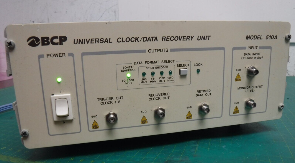 BCP 510A Universal Clock / Data Recovery Unit