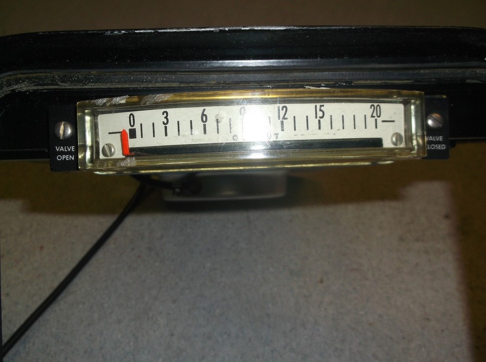 Taylor Transcope Chart Recorder 5P331Y Frame with Output Gauge Assembly
