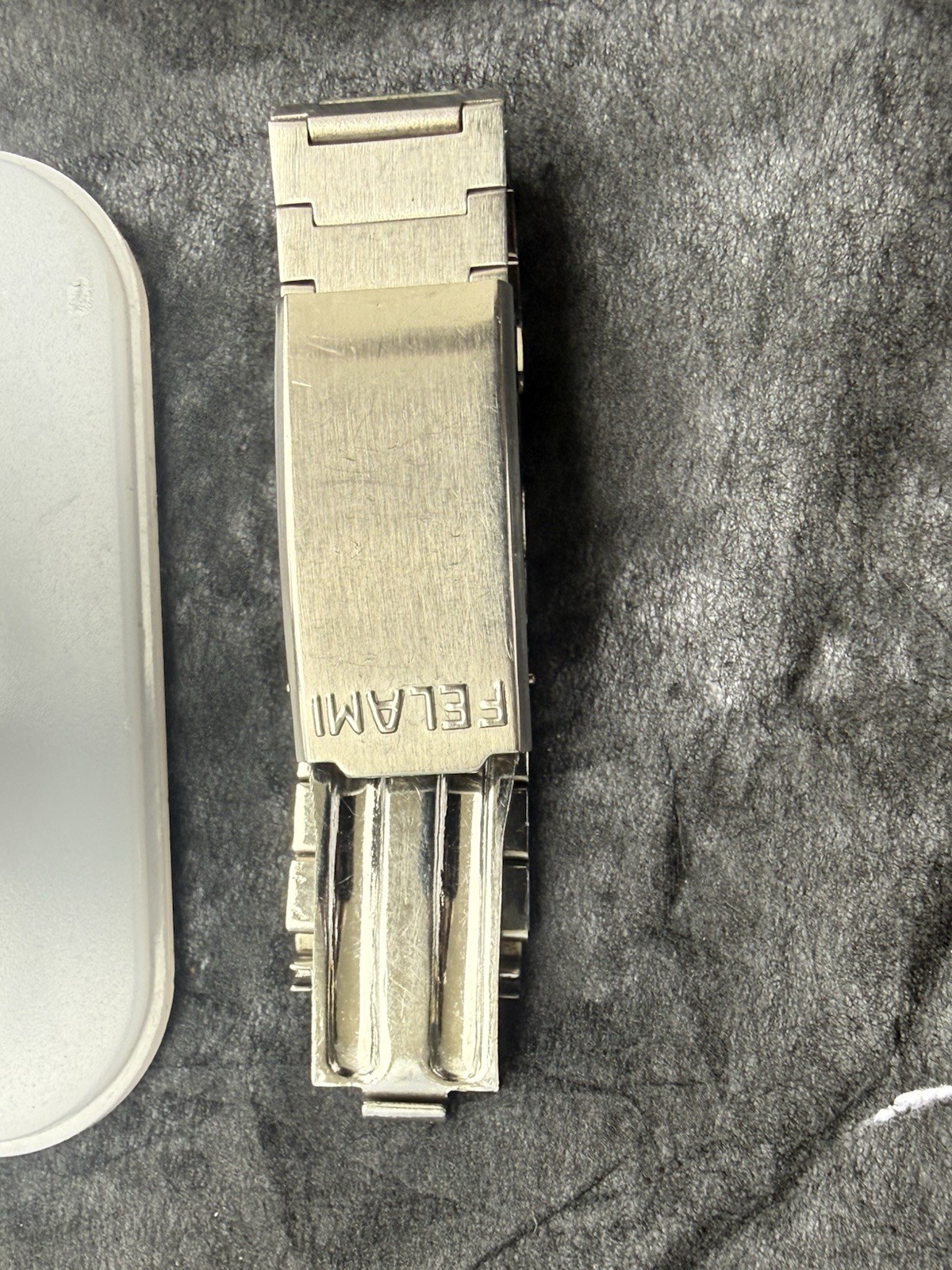 Vintage ELAMI De Luxe 36 automatic Swiss Mens Watch Rare