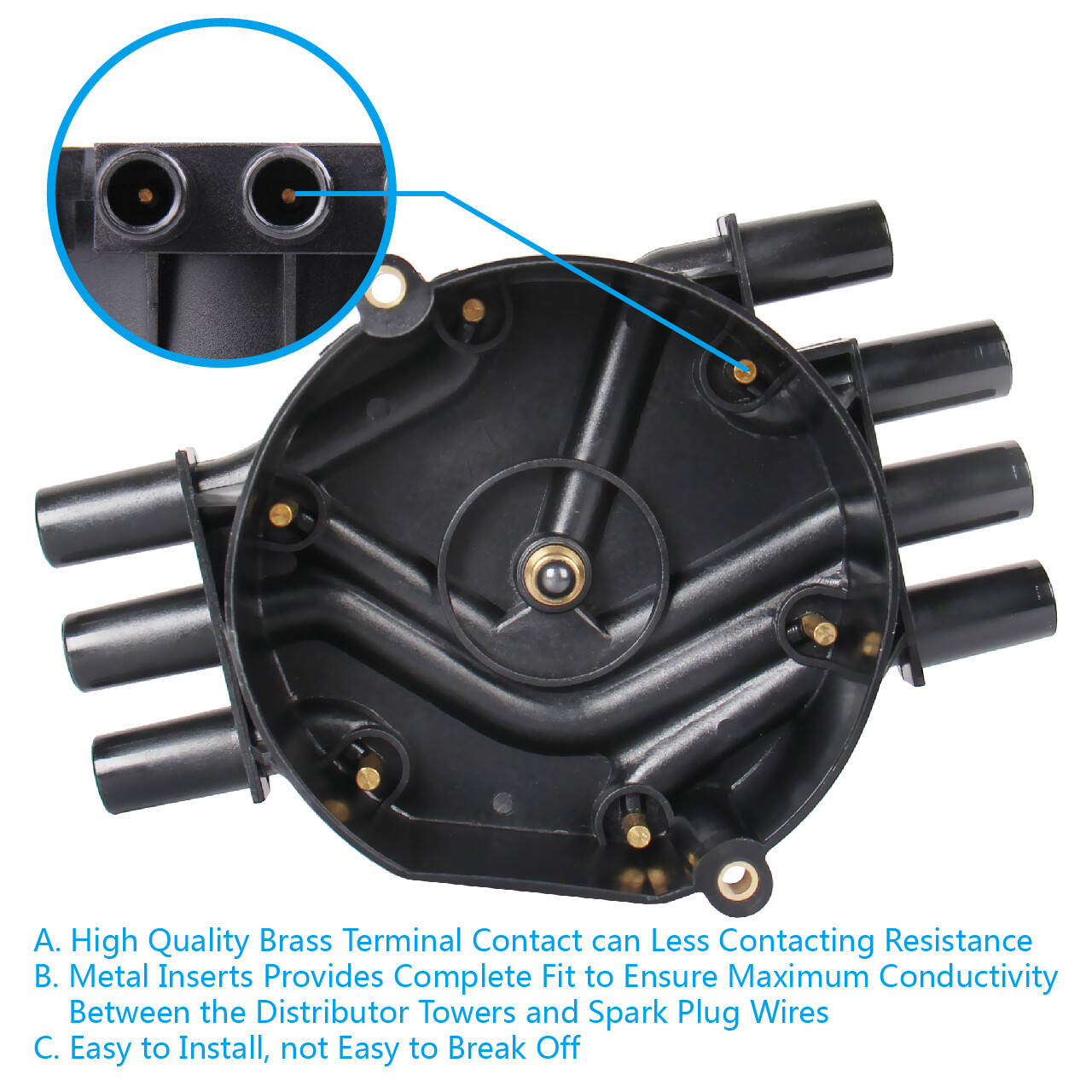 Distributor Cap and Rotor Kits For Chevrolet GM GMC ACDelco D328A & D465 4.3L V6