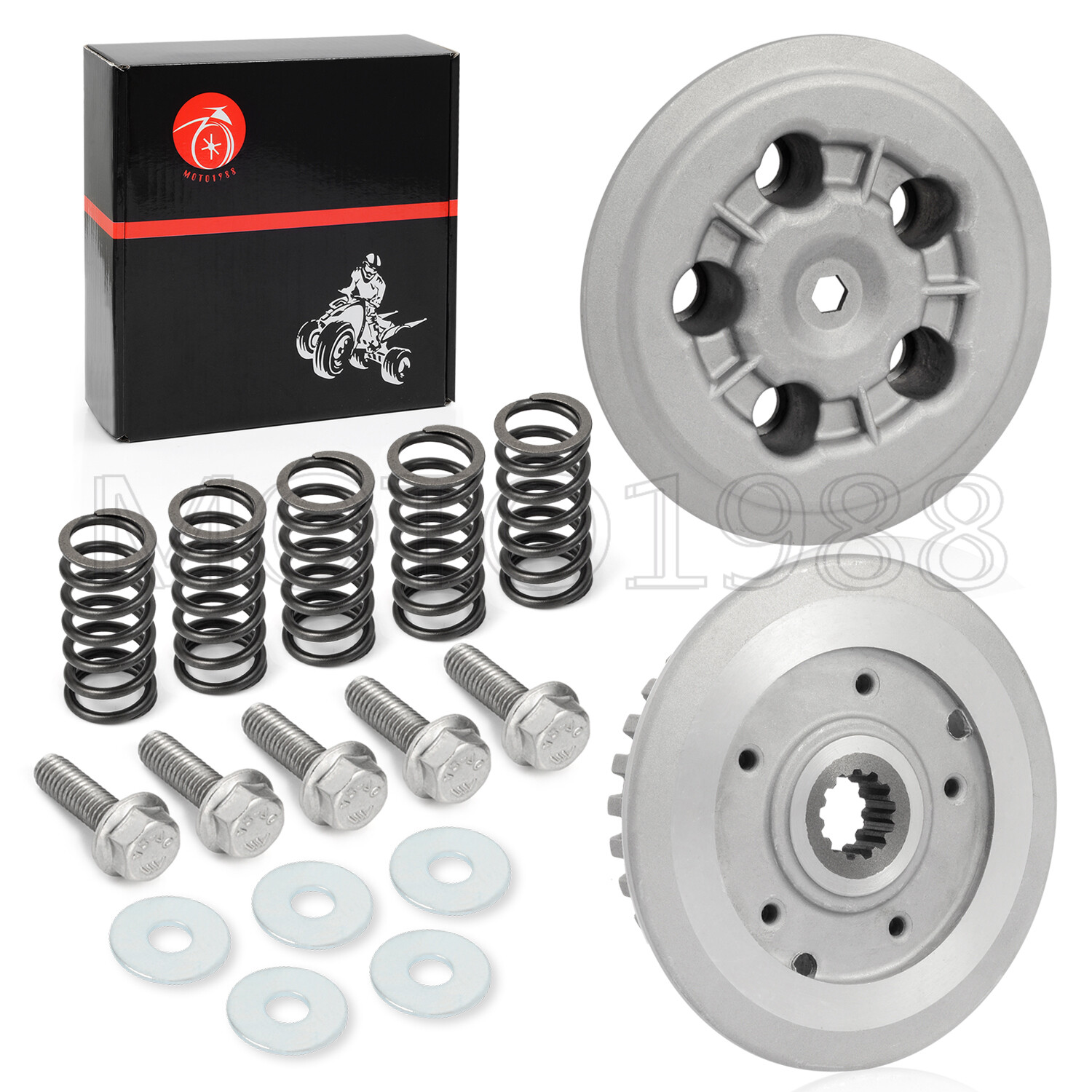 Clutch Plate Kit Heavy Duty Springs & Gasket for Yamaha V Star 650 XVS650 98-11