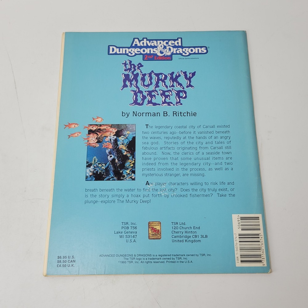 The Murky Deep (Advanced Dungeons & Dragons Module GA1) TSR 9422