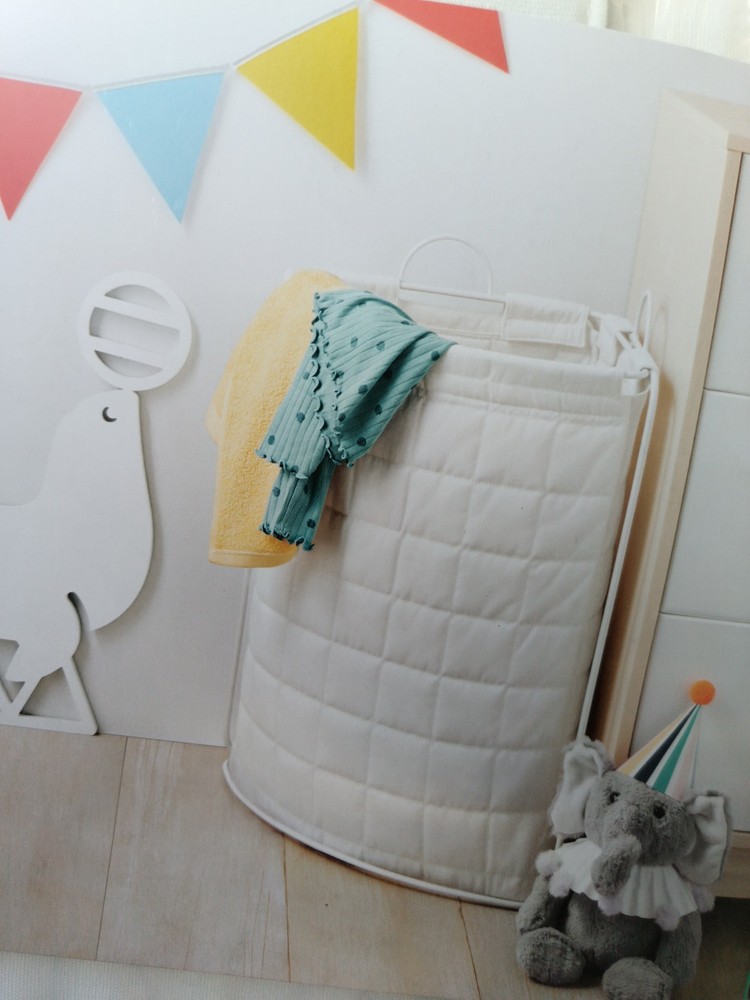 Pillowfort Laundry Hamper Boho Corner  Quilted Basket Storage Bin