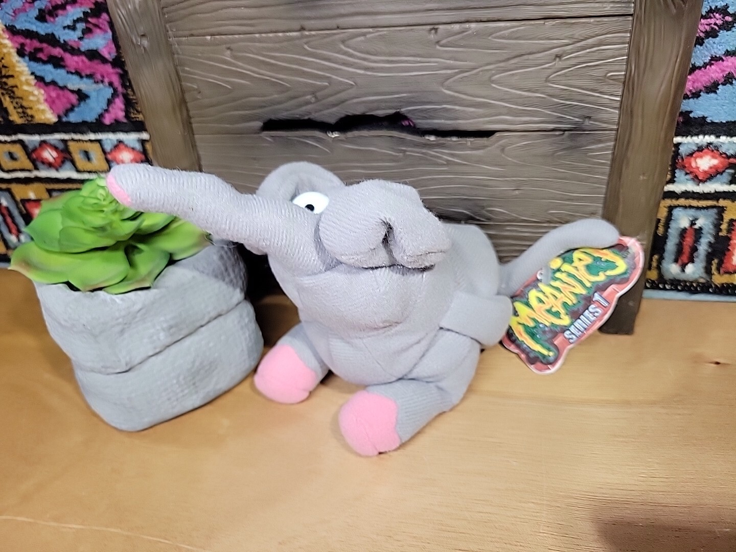 Meanie Beanie Series 1 Bart the Elephant Fart Passing Gas Pooping Crude Plush