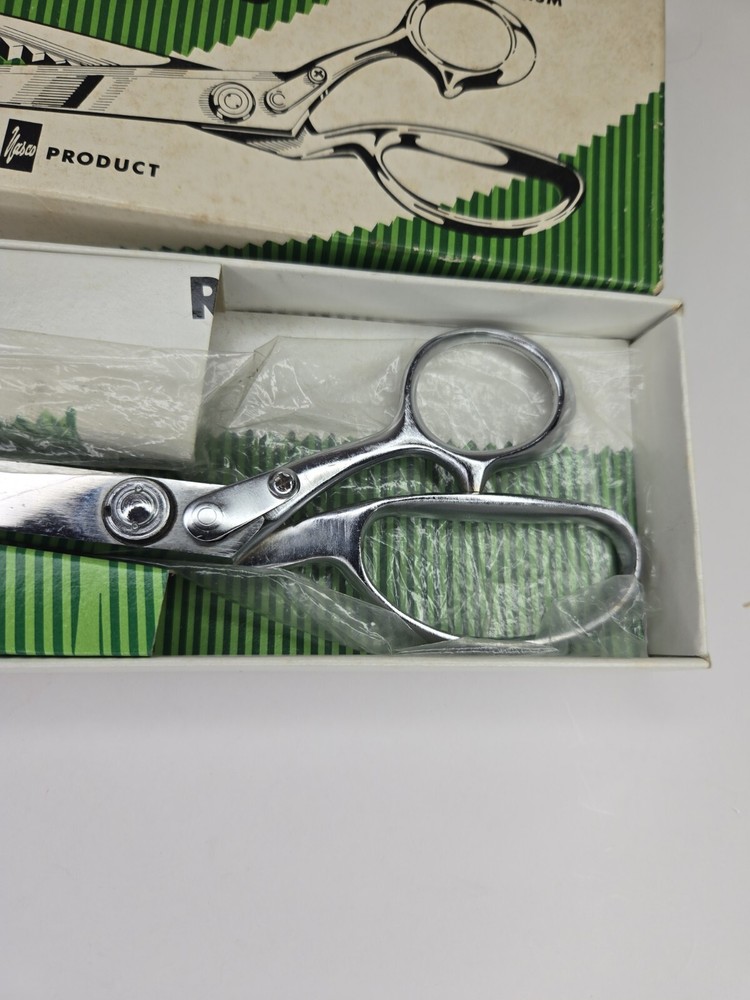 ROYAL SUPREME Chrome Plated Pinking Shears Scissors