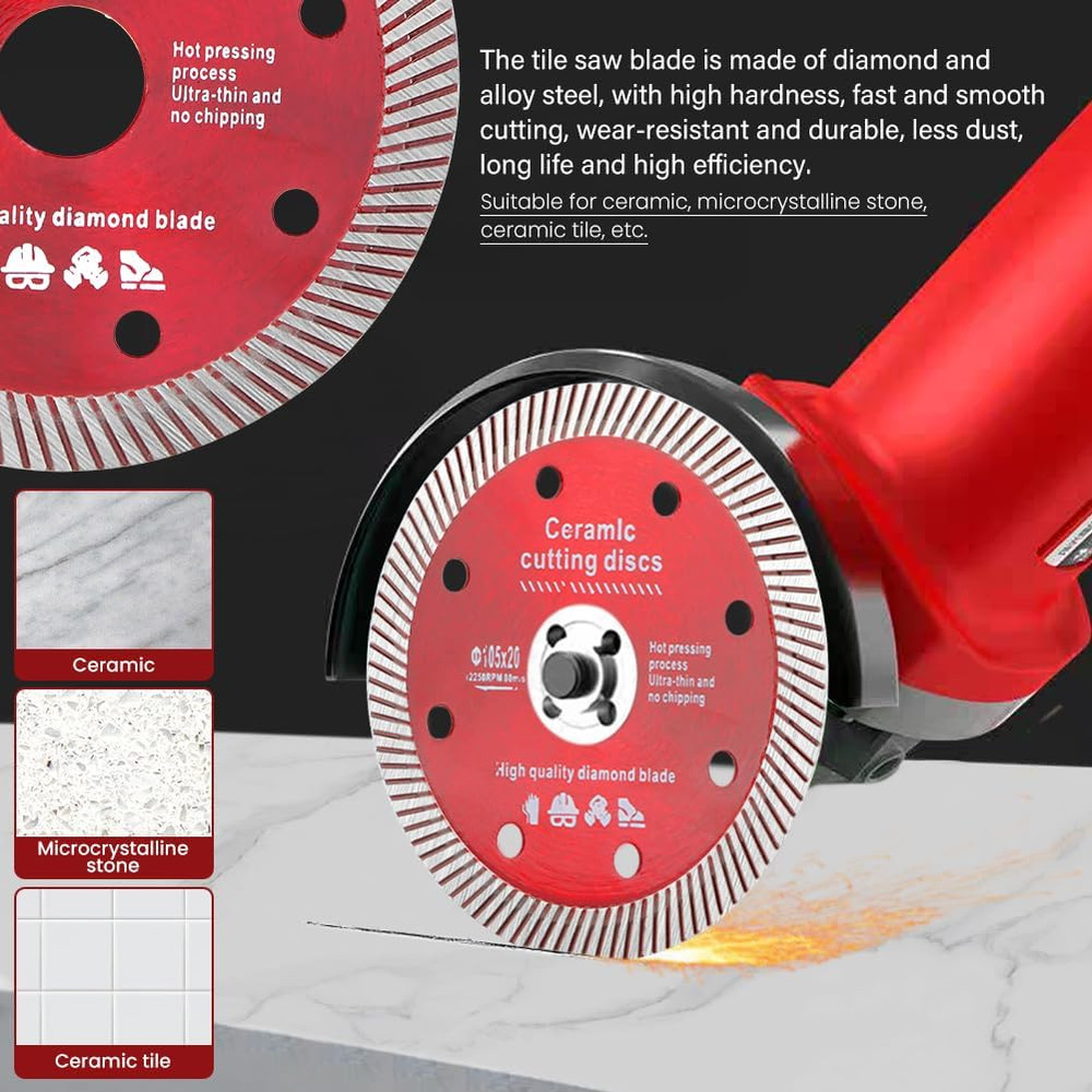 Universal 45° Tile Chamfering Tool Stand for Angle Grinder - 100-Type