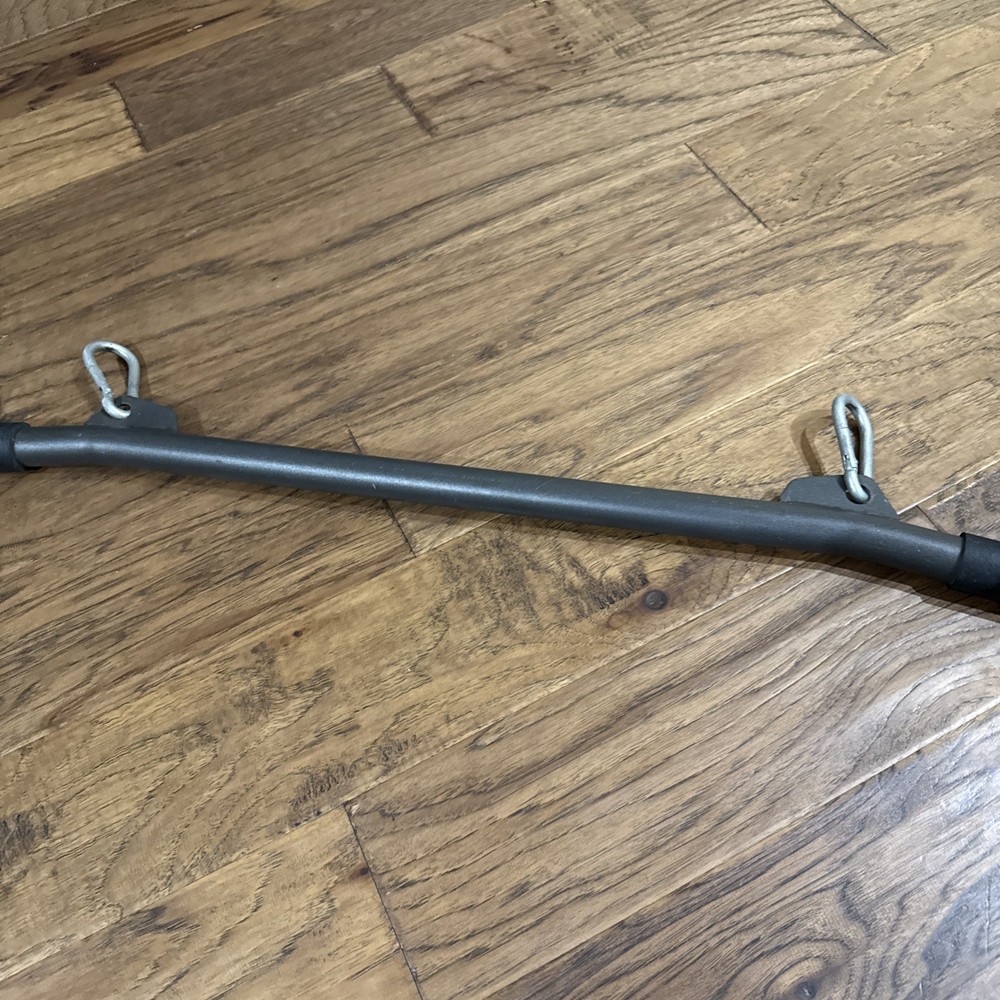 Bowflex Lat Pull Down Bar OEM D-Ring Ultimate 2 Xtreme w/ Clips FREE SHIPPING