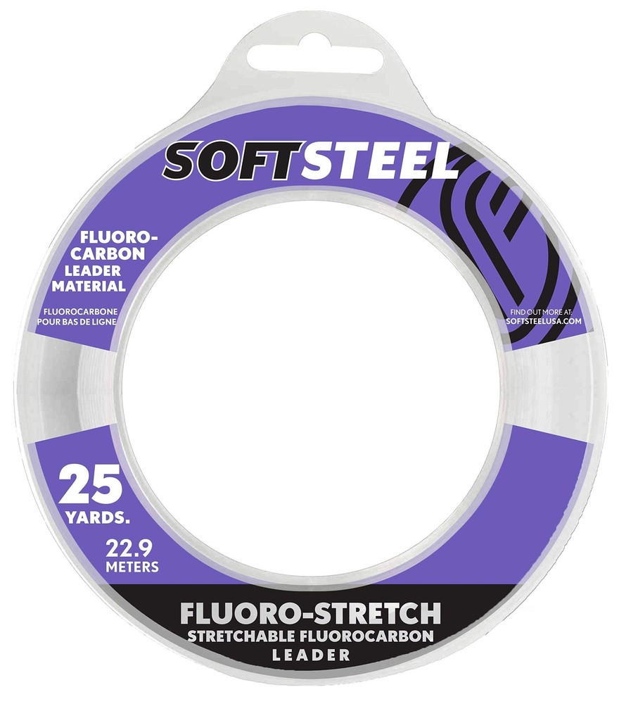 Fluoro-Stretch Stretchable Fluorocarbon Clear Leader 25-Pound 25 Yard Spool