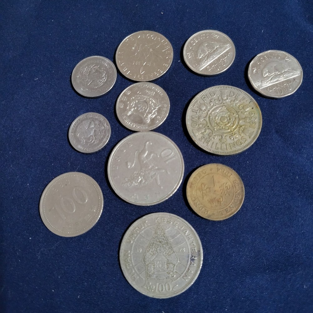 11 Foreign Coins