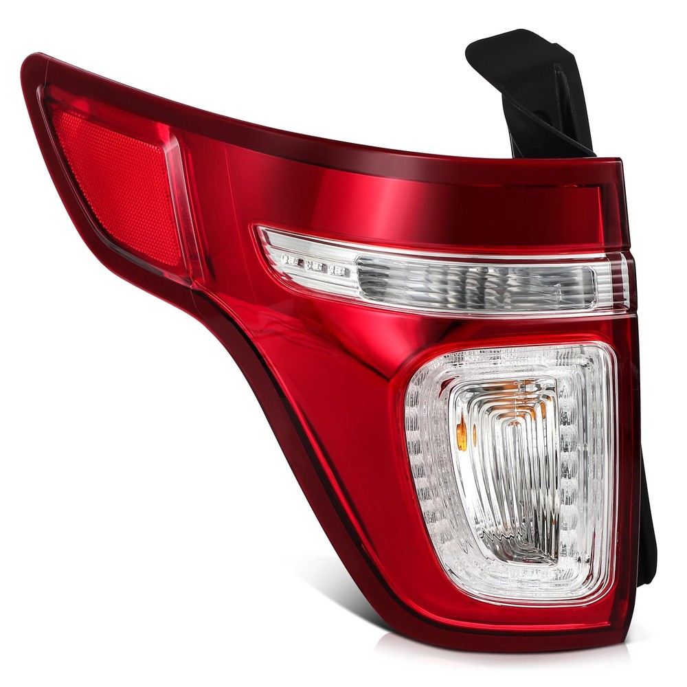 Taillight Assembly Left for Explorer 2011-2015 BB5Z13405C Red Clear