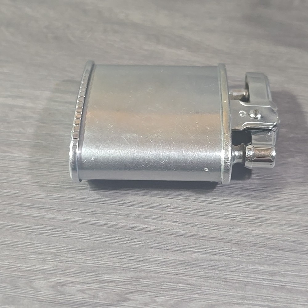Ronson Triumph Engraved Dick Kass Vintage Push-Button Cigarette Lighter