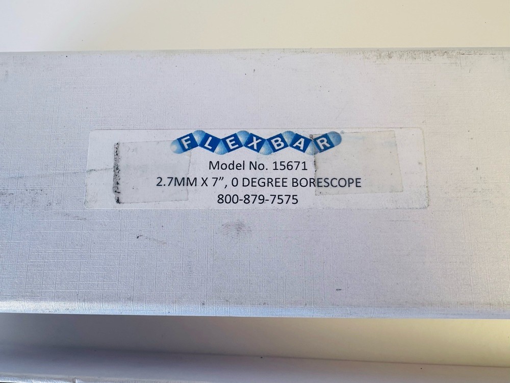 Flexbar 15671 Sharp-View Rigid Borescope | 2.7mm x 7" | 0° Direct View