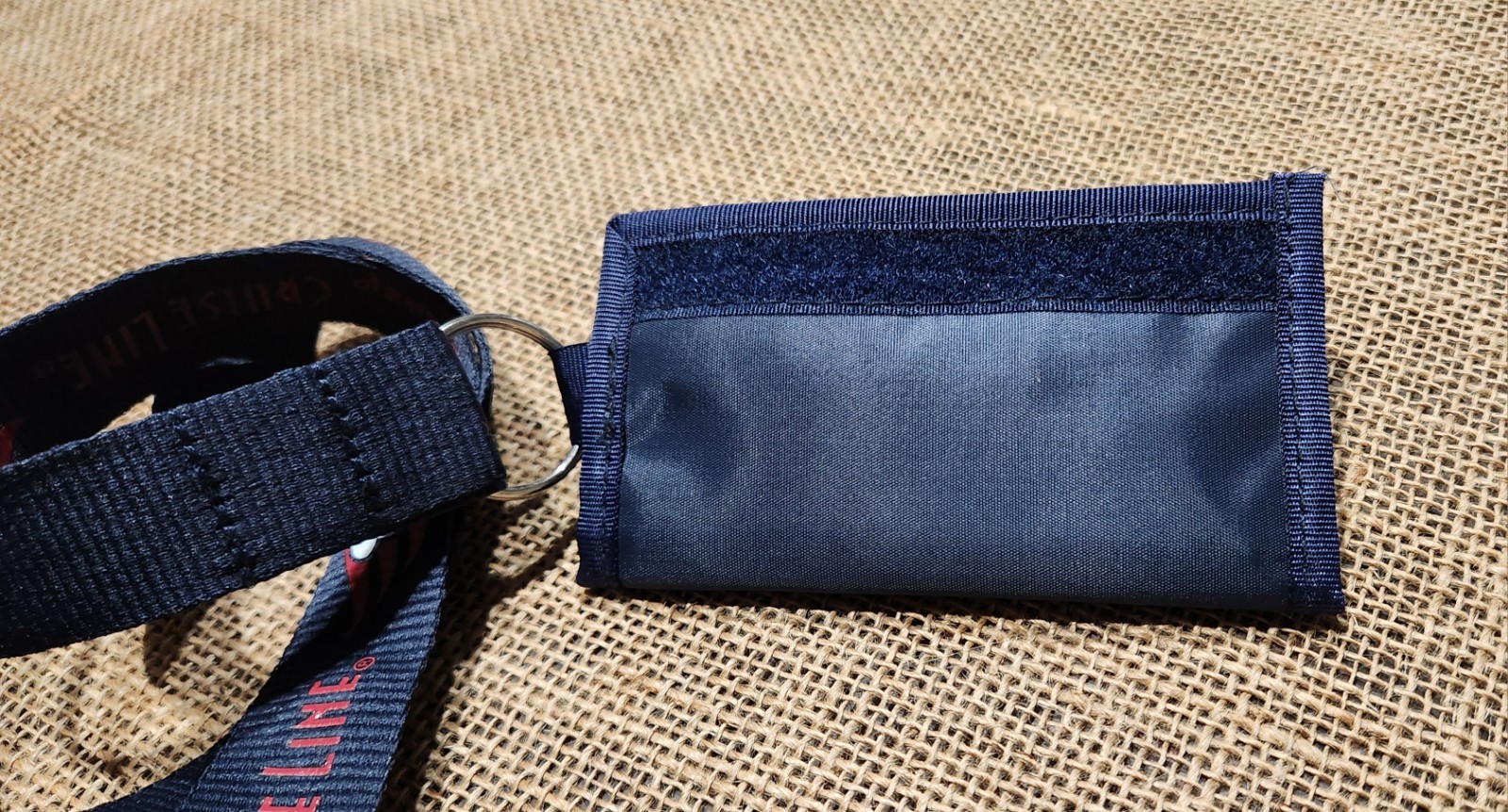 Rare Disney Cruise Line Mickey Mouse Wallet And Lanyard