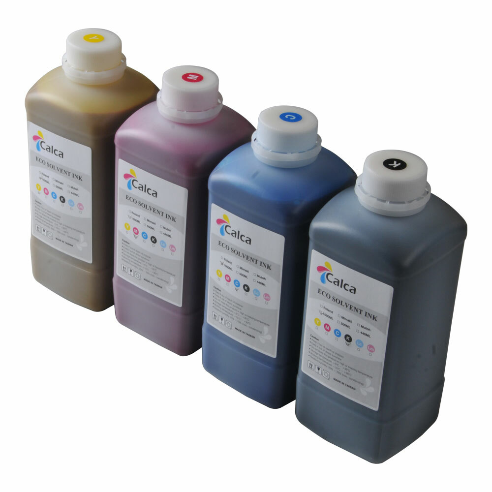 US Stock Calca Compatible Roland ECO Solvent Ink C M Y K LC LM