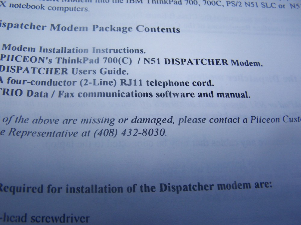 Piiceon Internal Laptop Modem for IBM Thinkpad