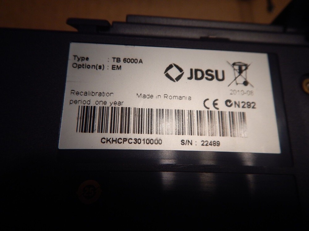 JDSU T-BERD 6000A MSAM C0400 WAN LAN Ethernet Tester 6000A