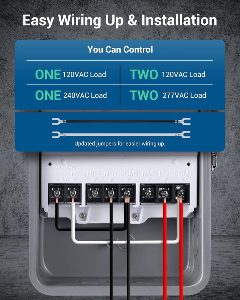 WiFi Water Heater Timer, Smart Phone Control, Listed