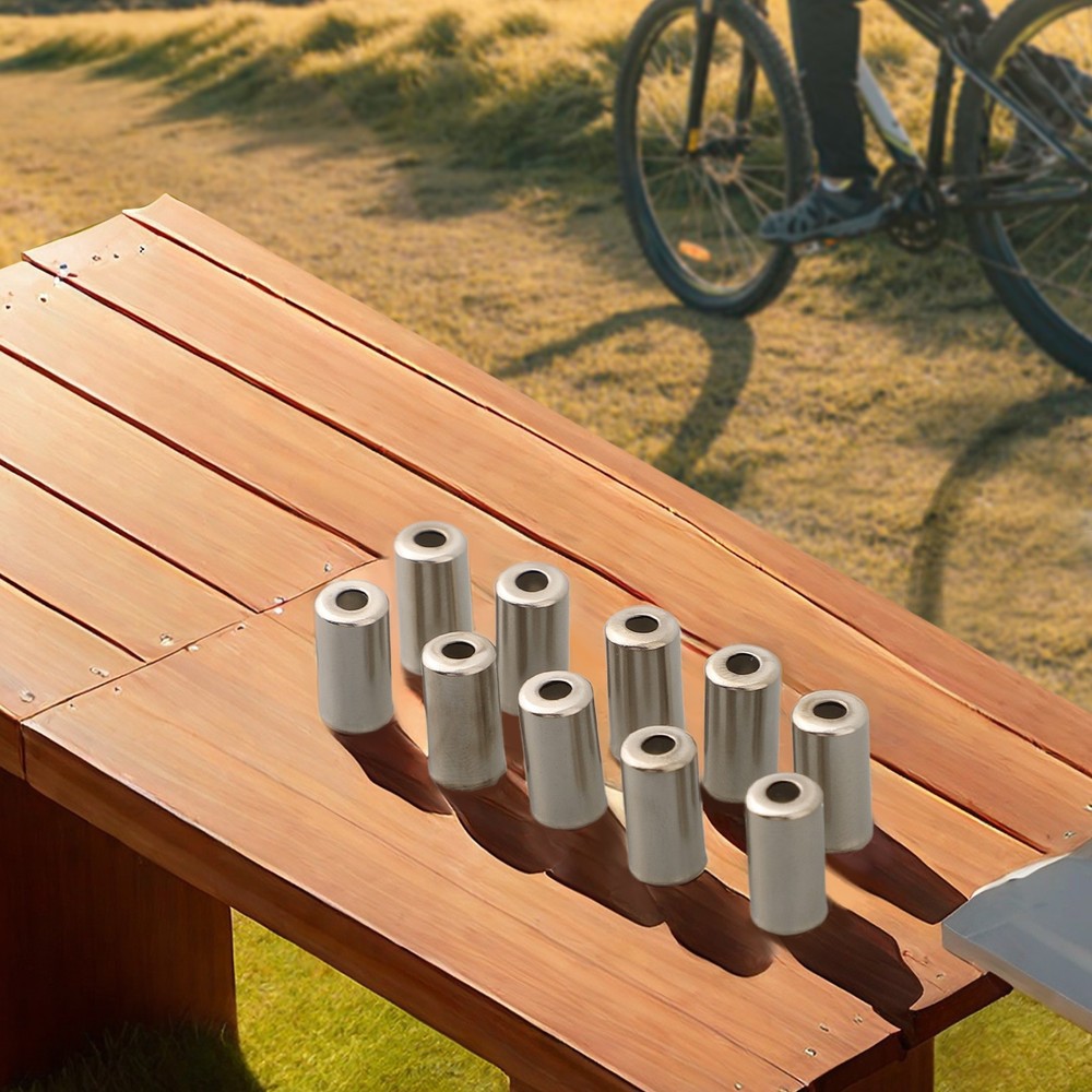 50Pcs Brake Cable End Cap 5mm Bicycle Cable Housing Ferrules Practical