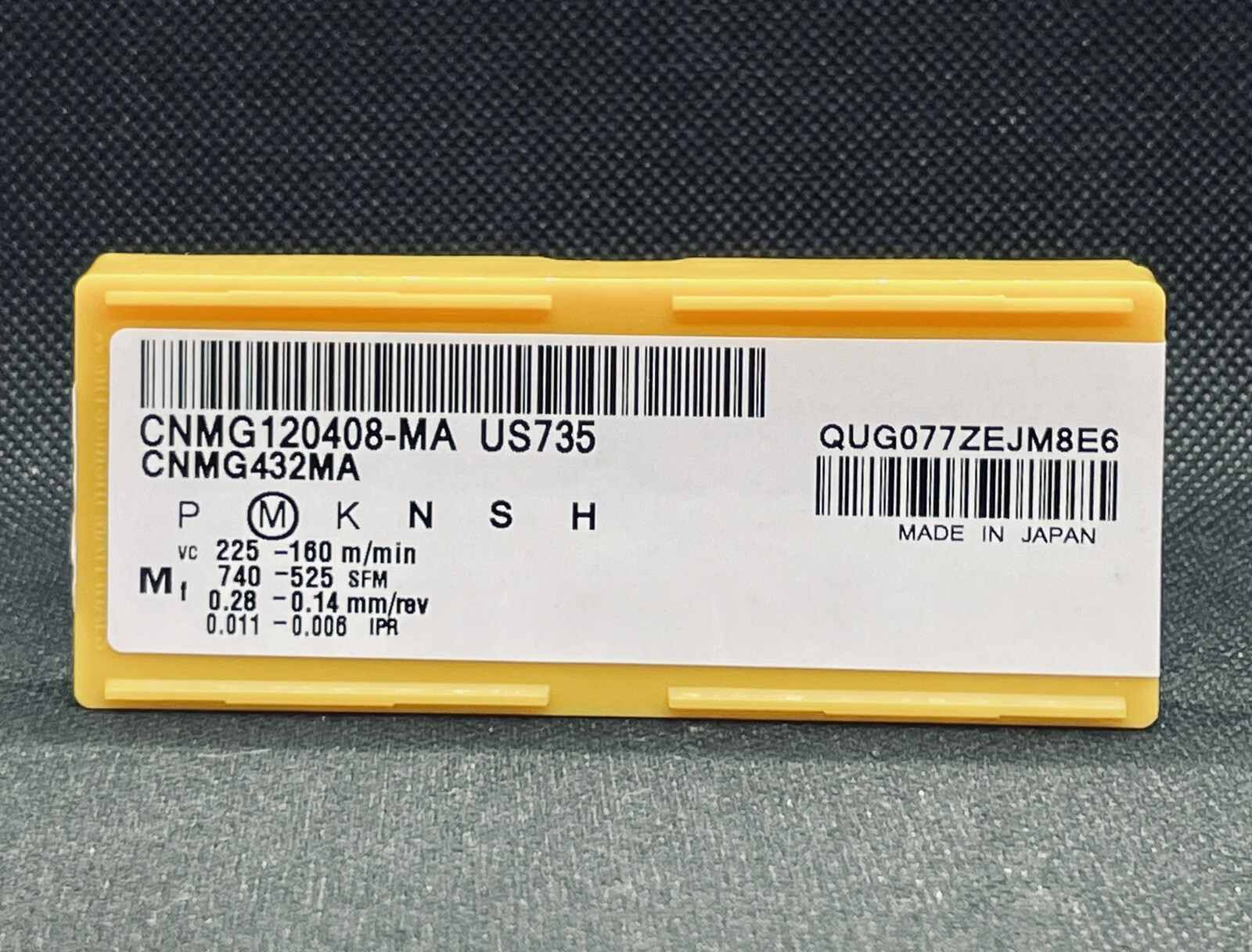 MITSUBISHI DIAEDGE CNMG432MA / CNMG120408-MA US735 Carbide Inserts 10 PCS