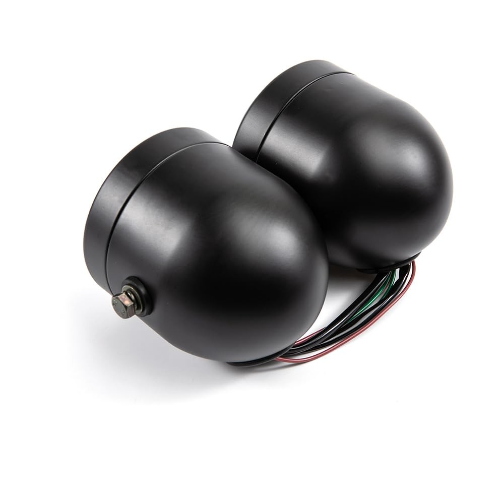 Motorcycle Headlight Assembly LED Double Front Head light with Mounting Brack...