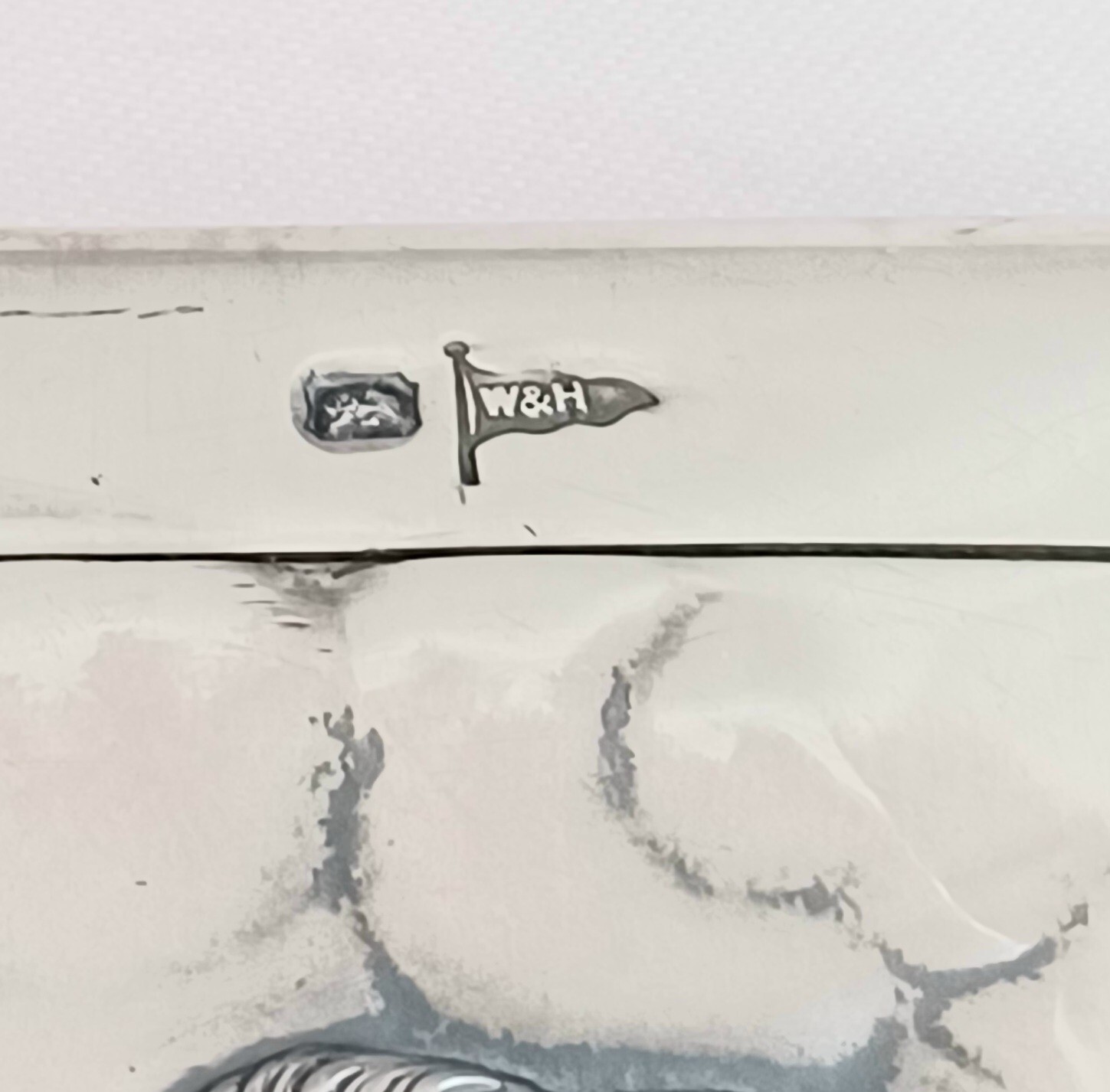 Vintage Figural Angel English Sterling Sheffield Walker & Hall 1904 Carol Case