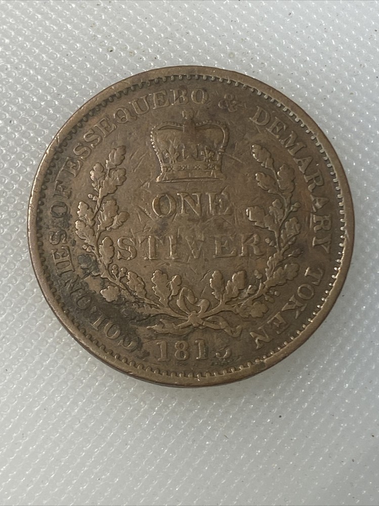1813 Essequebo Demarary One Stiver TA