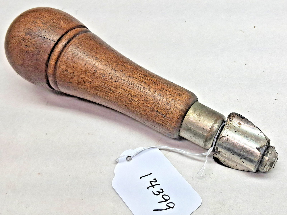 Multitool, Vintage Wood Handle Multi Too, 7 various tool bits stored in Handle