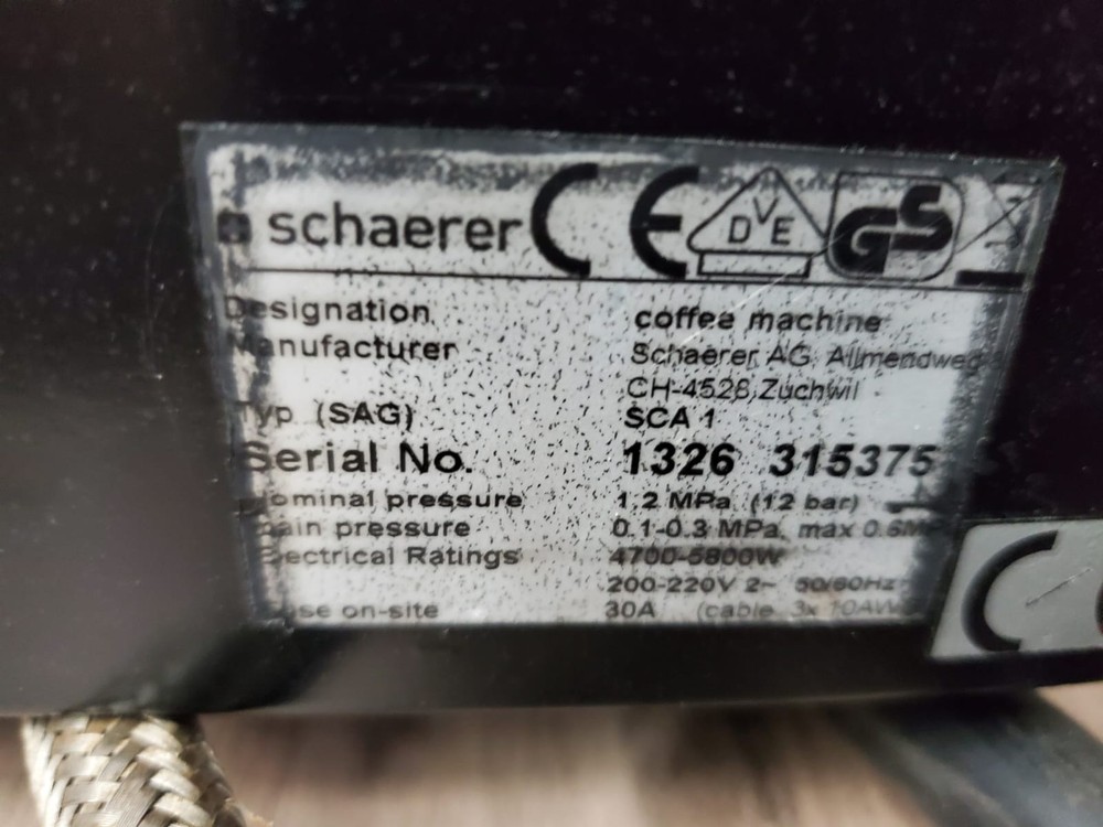 SCHAERER Coffee Art Plus AUTOMATIC ESPRESSO MACHINE