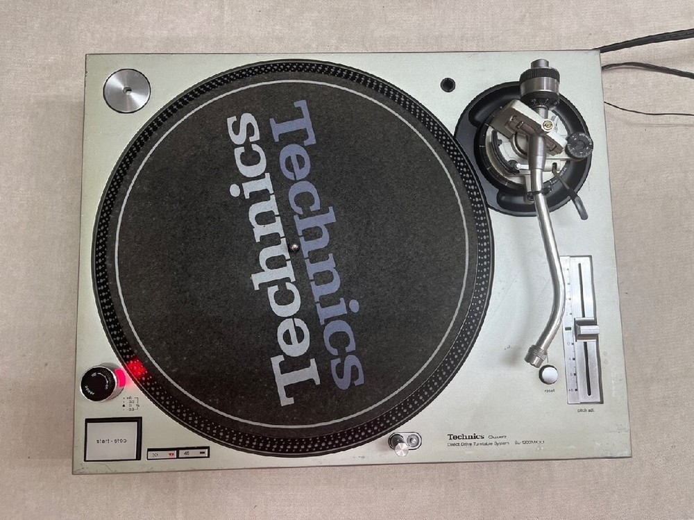 Technics SL-1200MK3D Direct Drive DJ Turntable Silver Used Tested