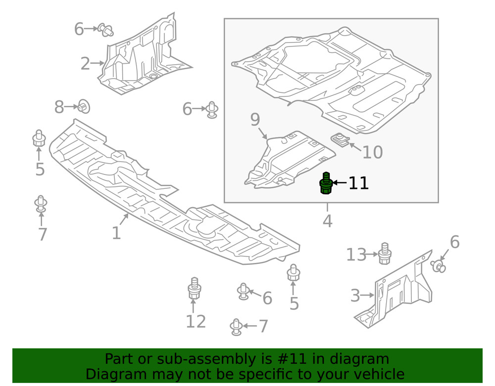 Genuine Mitsubishi Extension Panel Bolt MS240251