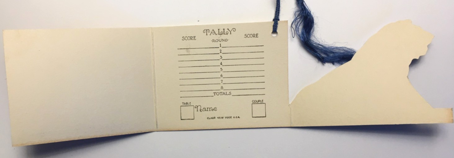 Unused Vintage 4 Golden Mane Lions and 4 Golden Giraffes Bridge Tallys Clark