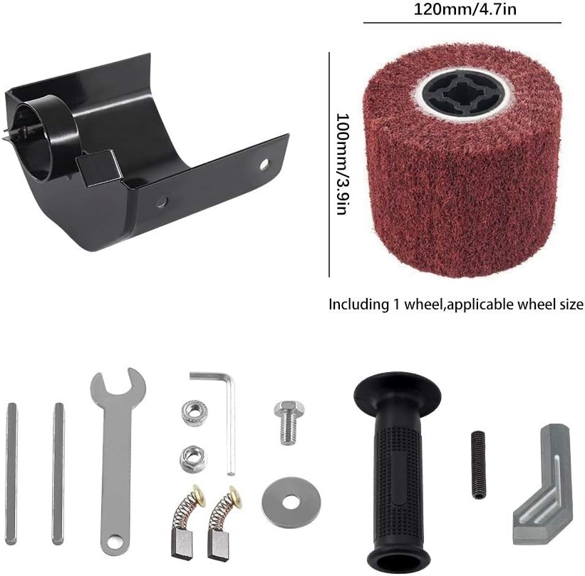 Tool 1400W Electric Burnishing Tool Machine 8 Variable Speed Wheel Sander