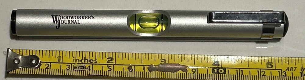 Vintage Woodworker’s Journal Pocket Level Tool